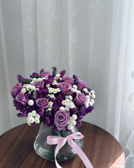 Vibrant Purple Floral Mix