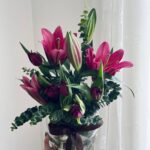 Luxurious Pink and Green Arrangement