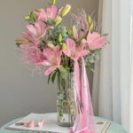 Blushing Pink Lily Bouquet