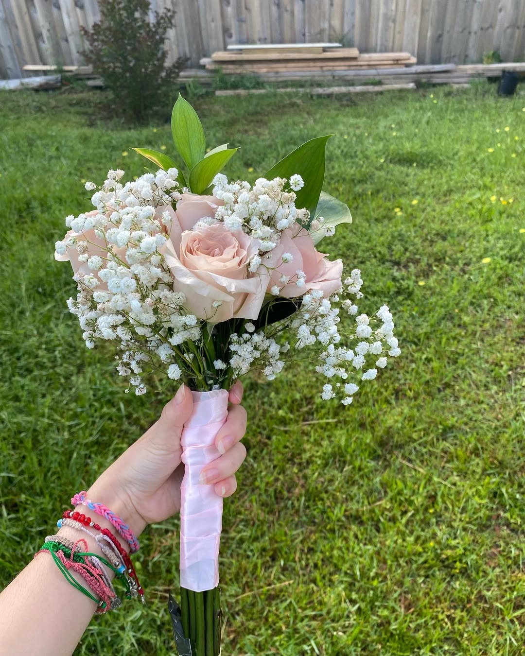 pink white 2 bouquet flower delivery Toronto - Fresh arrangement by Laris Florist GTA