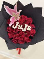 50 stems Rose Bouquets plus Initials - Image 6