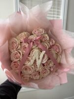 Blush Harmony Pink Rose Bouquet