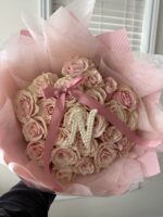 Blush Harmony Pink Rose Bouquet - Image 3