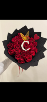 50 stems Rose Bouquets plus Initials - Image 5