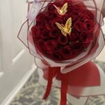 Crimson Elegance Rose Bouquet